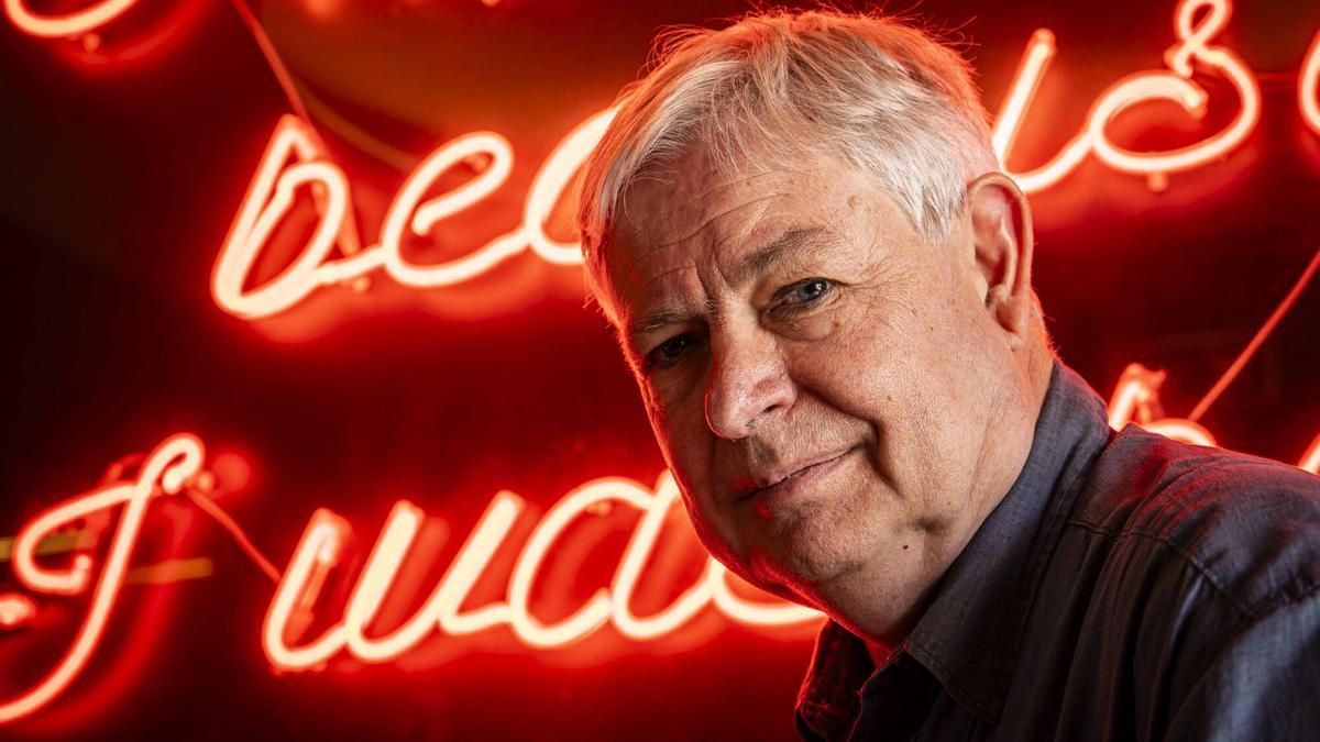 El novelista inglés Jonathan Coe, en Barcelona