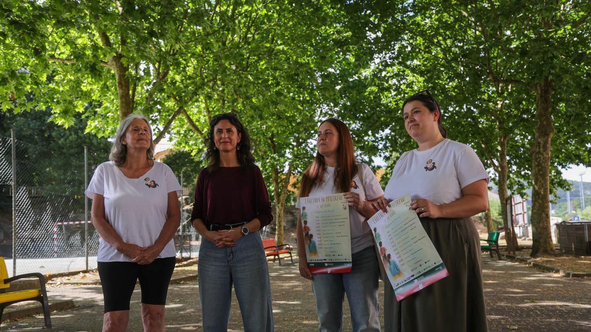 El parque de O Piñeiriño es una zona muy frecuentada por los vecimos del barrio.