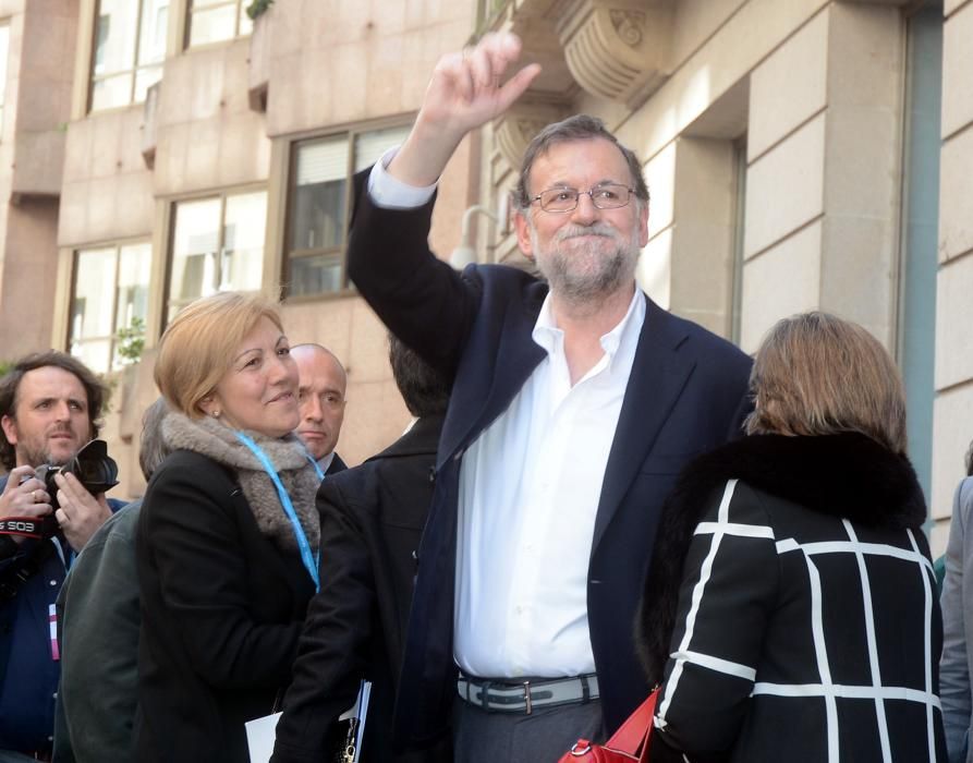 El regreso a Pontevedra del Rajoy ''non grato''