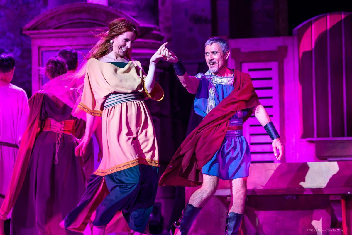 Estreno de la obra 'La comedia de la Olla' en el Festival Clásico de Mérida.