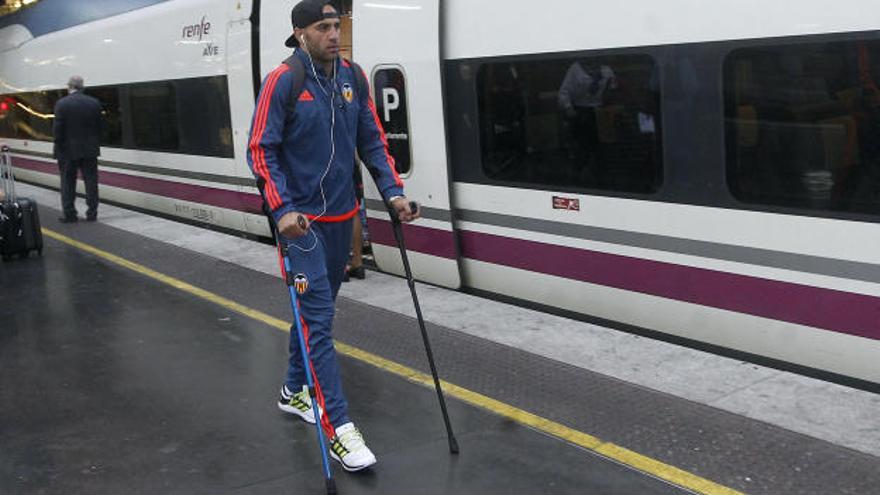 Abdennour terminó en muletas