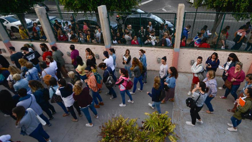 Aspirantes a las últimas oposiciones al cuerpo de Maestros de Educación.