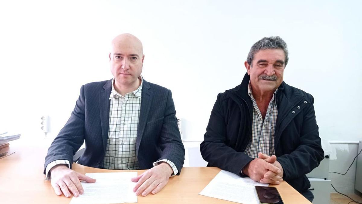 Javier Gómez Valdespina (izquierda) y Teodoro Alonso Calvo, anuncian que abandonan Ciudadanos. | Cedida