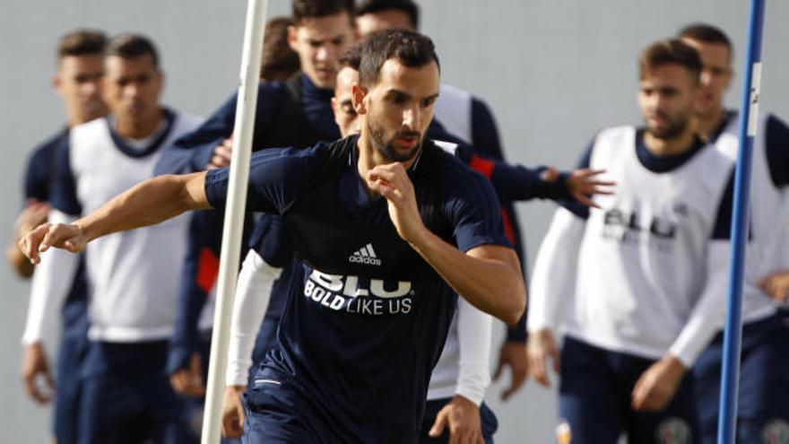 Montoya, uno de los primeros a la hora de entrenar duro.