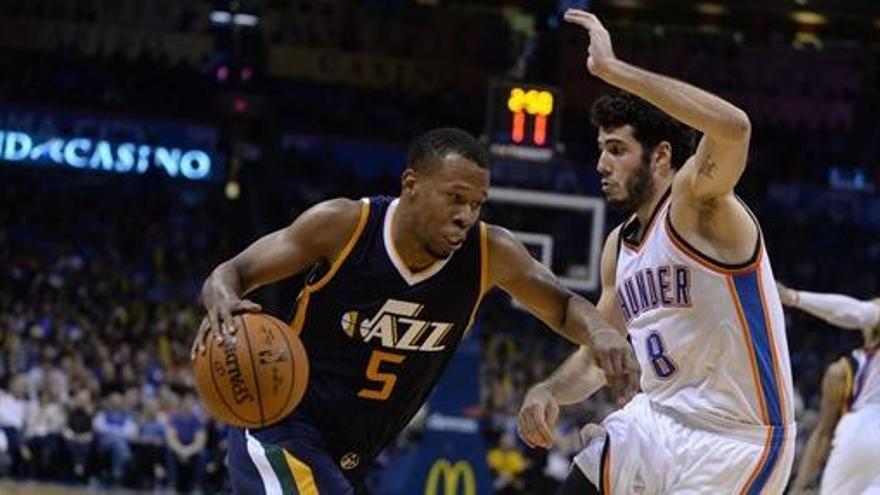 Abrines en el último partido de los Oklahoma City Thunder.