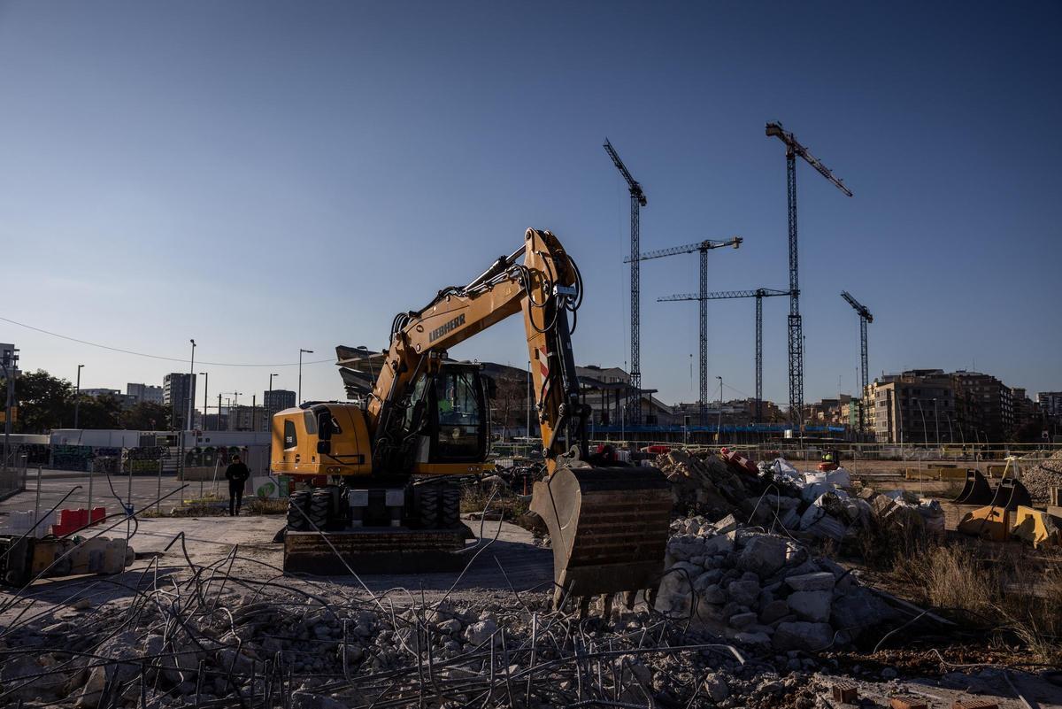 Barcelona inicia las obras del gran parque de Glòries