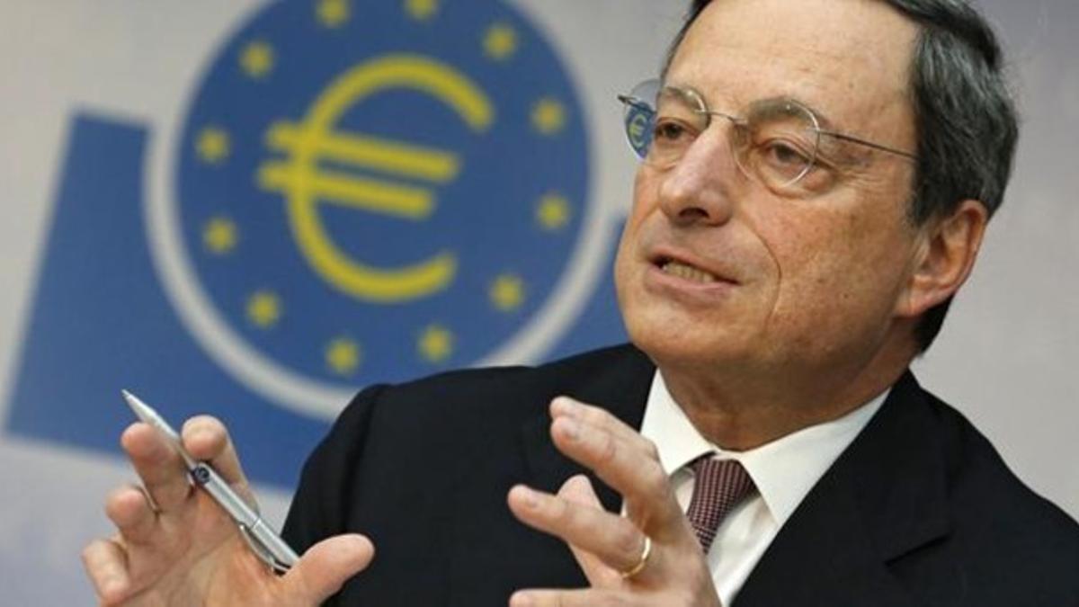 El presidente del BCE, Mario Draghi, el pasado 21 de julio en Fráncfort.