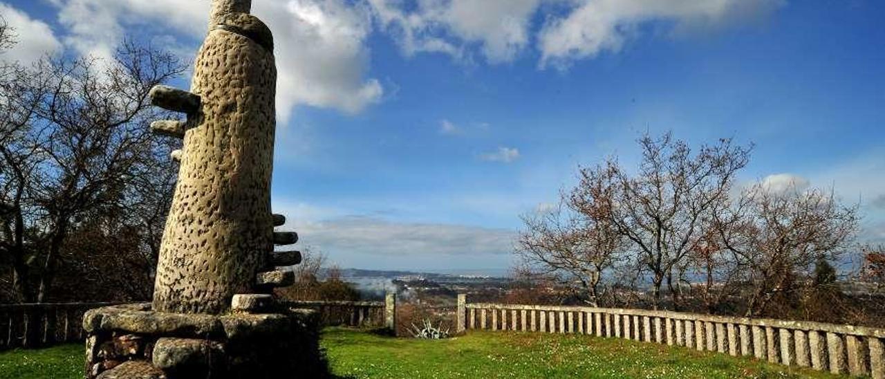 Mirador de San Cibrán en Meaño. // Iñaki Abella