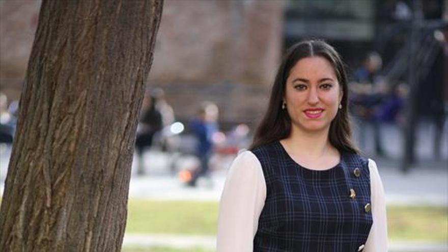 Elisabeth Carmona, jubilosa y feliz en su madrinago de L’Espartera