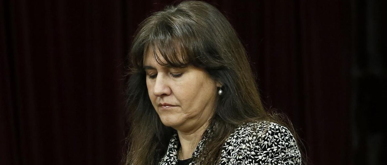 La ex presidenta del Parlament, Laura Borràs.