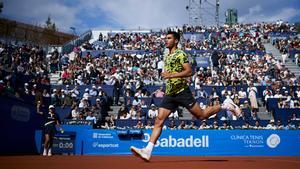 Alcaraz, en su debut en el Barcelona Open Banc Sabadell