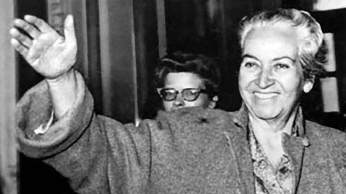 La poeta chilena Gabriela Mistral.