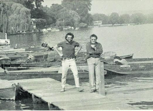  Antonio Betancor y Manuel Padorno en Cambridge, en 1970. | | EMP