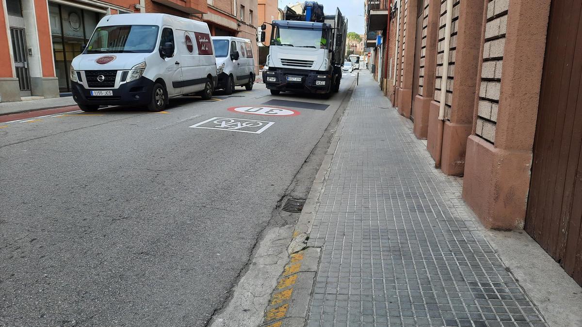 La carretera de Santpedor, ahir