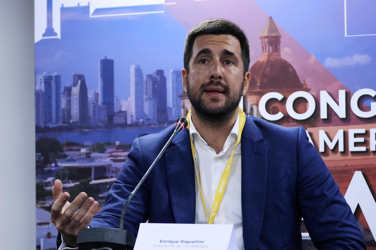El presidente de Cox, Enrique Riquelme.