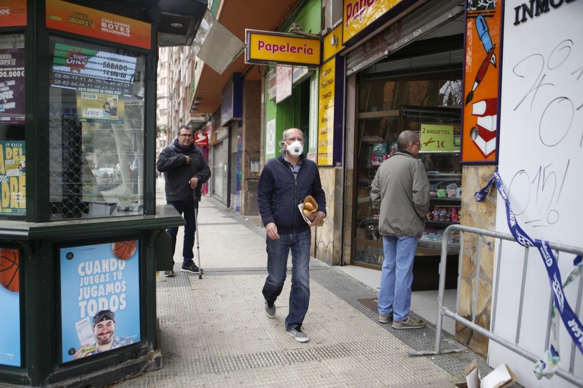 Los efectos de la alerta sanitaria por el coronavirus en Zaragoza