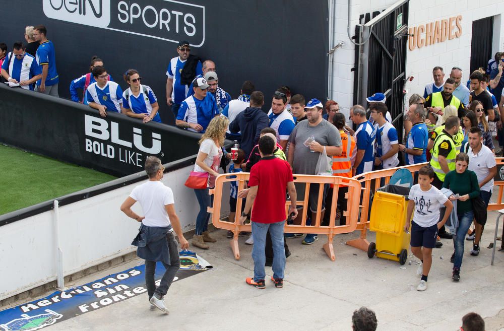 El Valencia niega la entrada a los alicantinos.