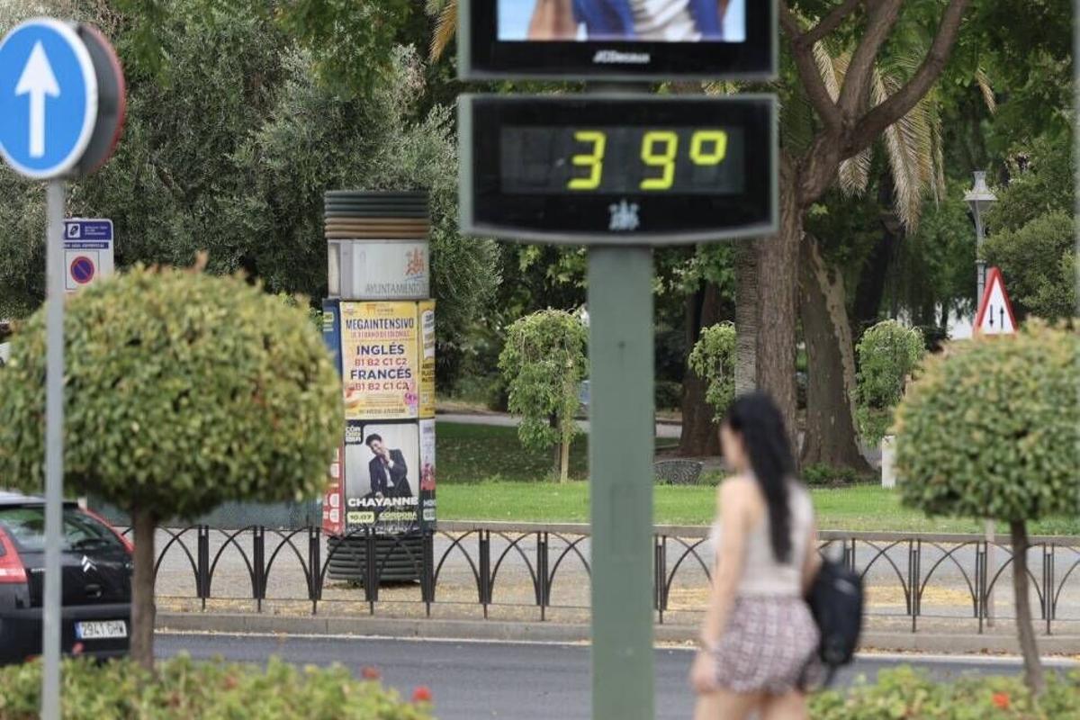 Cordoba, calor, termometros, junio