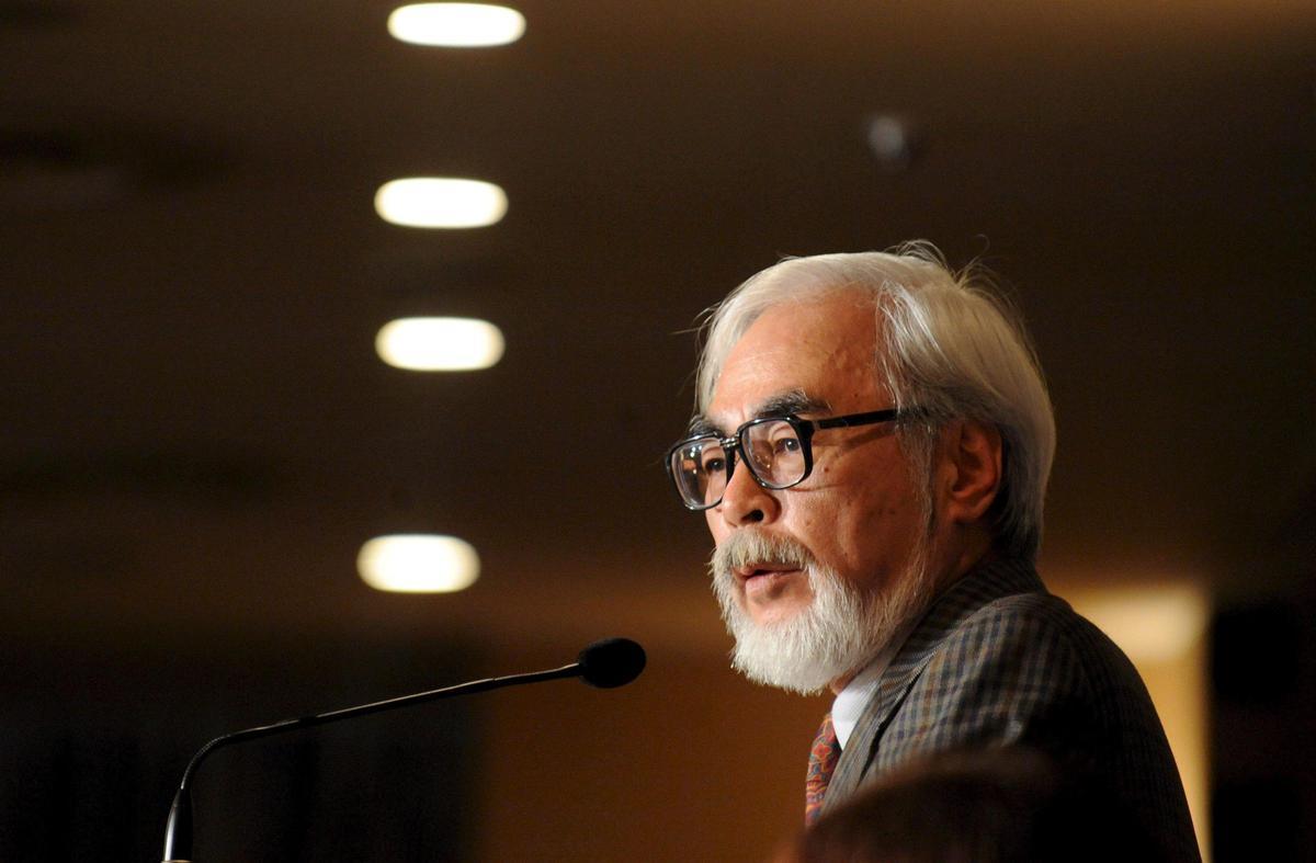 El cineasta japonés Hayao Miyazaki