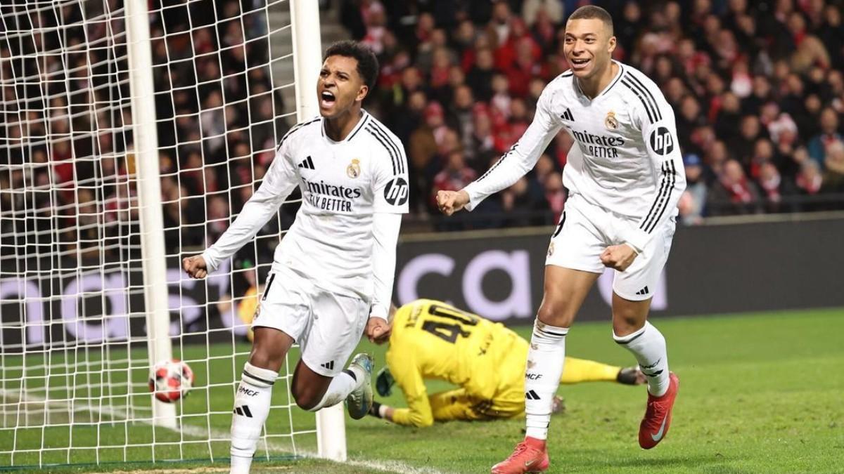 Brest - Real Madrid: El doblete de Rodrygo Goes