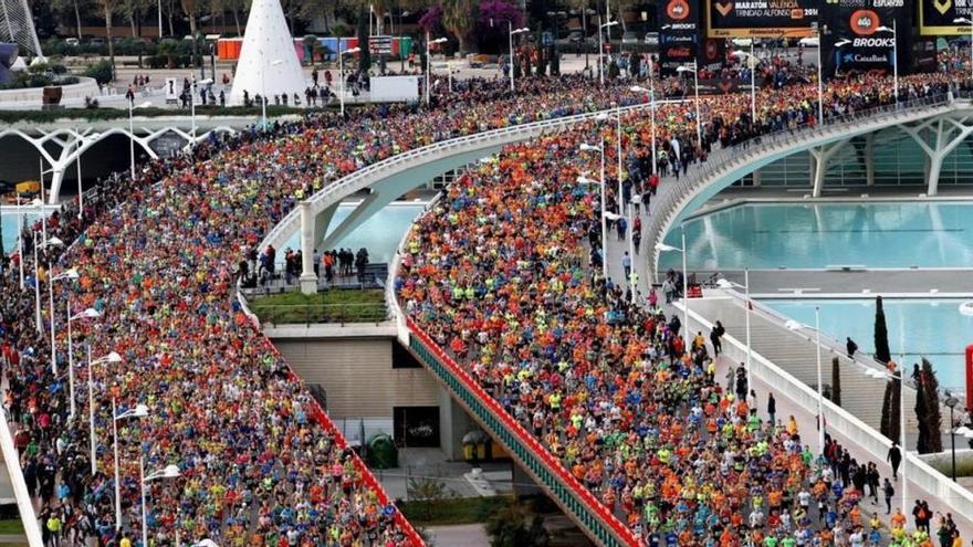 Aiyabei vuela en el multitudinario maratón de Valencia