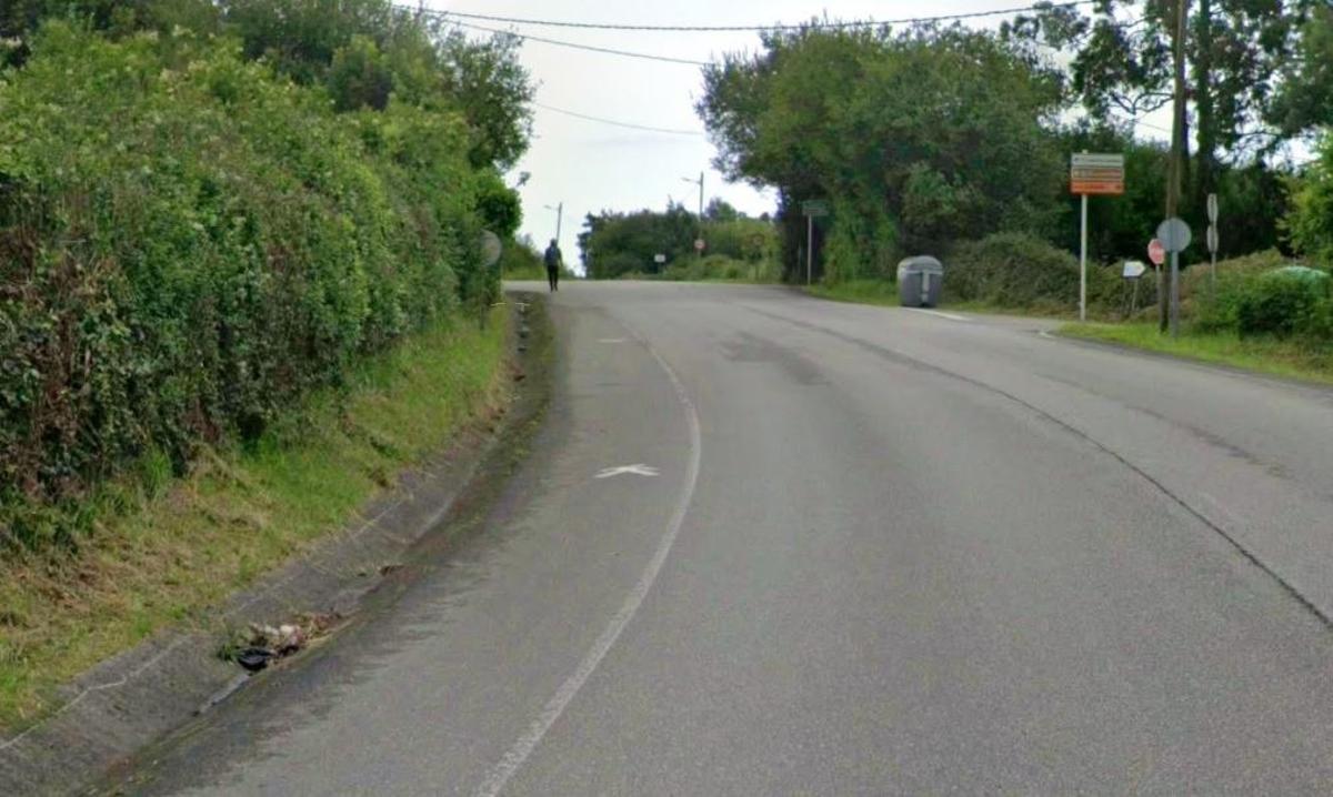 Tramo de la carretera de La Providenc ia donde se va a actuar.