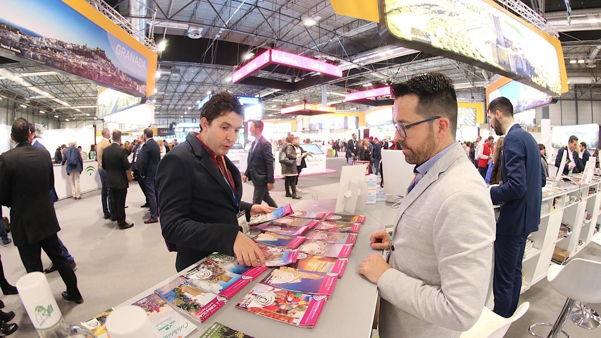 Imagen del expositor de la Subbética en una edición pasada de Fitur.