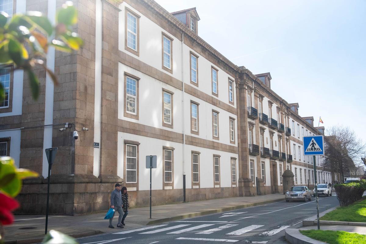 Acuartelamiento de Atocha, en A Coruña.