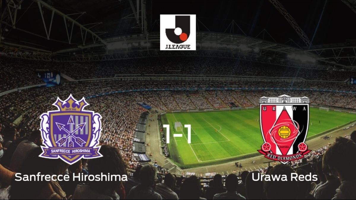 El Sanfrecce Hiroshima y el Urawa Reds firman las tablas tras empatar a uno