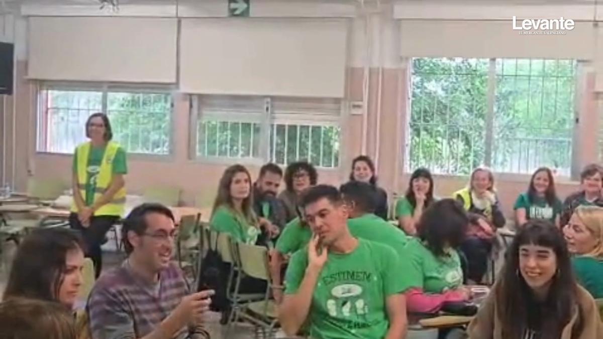 "Sin educación no hay revolución": El IES Tirant lo Blanc de Gandia calienta motores para la vaga educativa