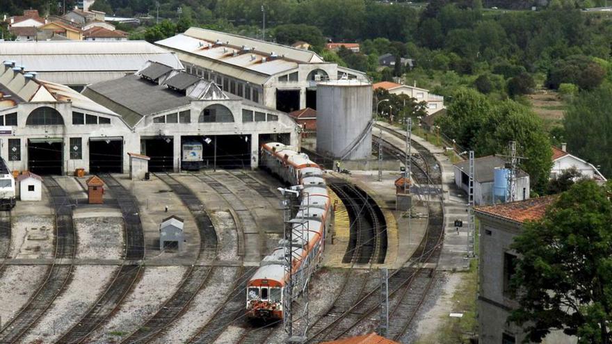 Naves de Renfe en Ourense. | R.V.