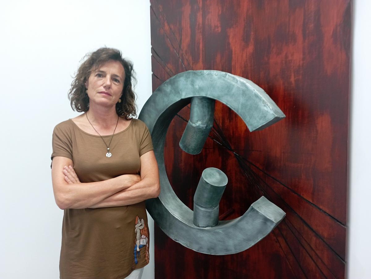 Fátima Pérez, ayer en el Instituto Interuniversitario de Criminología, en la UMA.