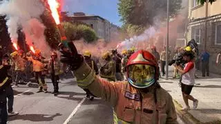 Los bomberos comarcales se concentrarán en Santiago durante el Ecofin pese a que el permiso les fue denegado