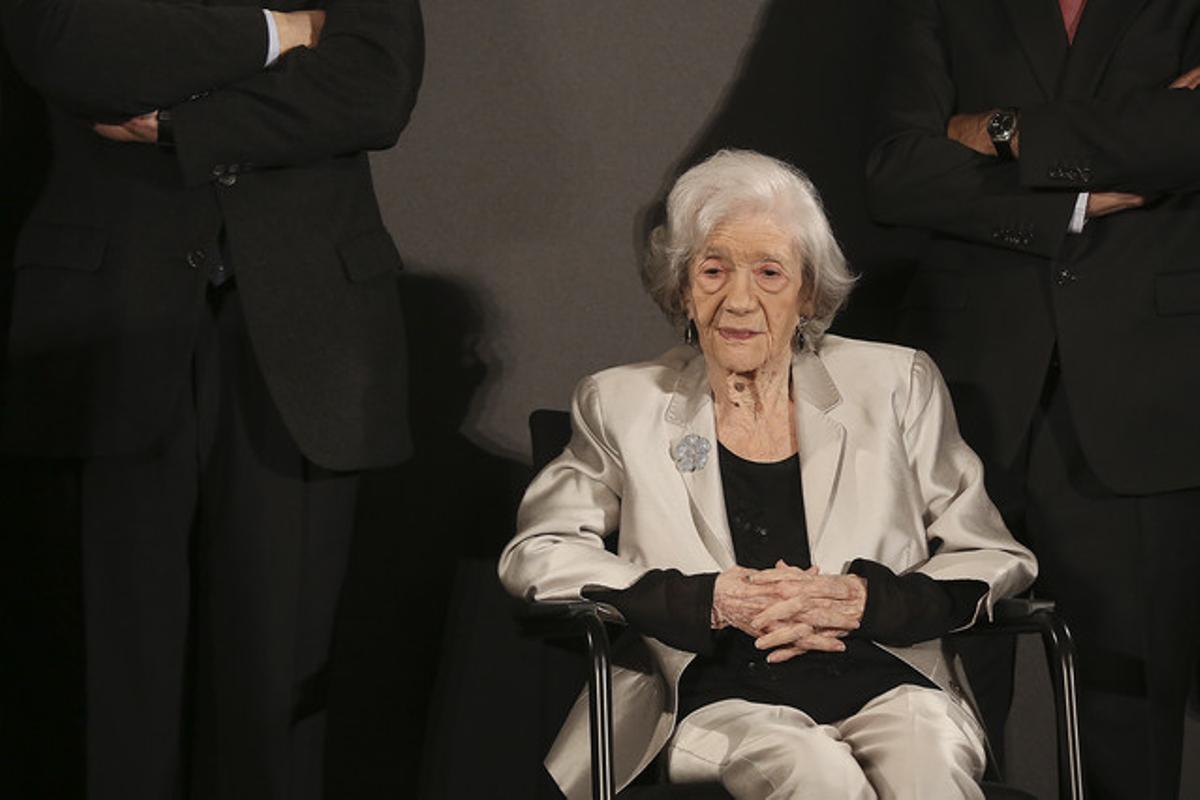 L’escriptora Ana María Matute en l’entrega dels premis Nadal el gener del 2014. L’escriptora Ana María Matute en l’entrega dels premis Nadal el gener del 2014.