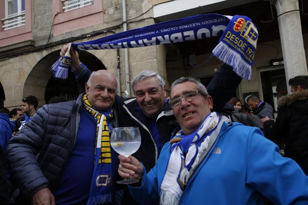 El oviedismo tiñe Lugo de azul