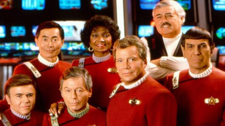 Los míticos protagonistas de &#039;Star Trek&#039;.