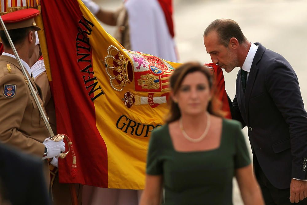 Jura de Bandera con los Regulares en Vélez Málaga