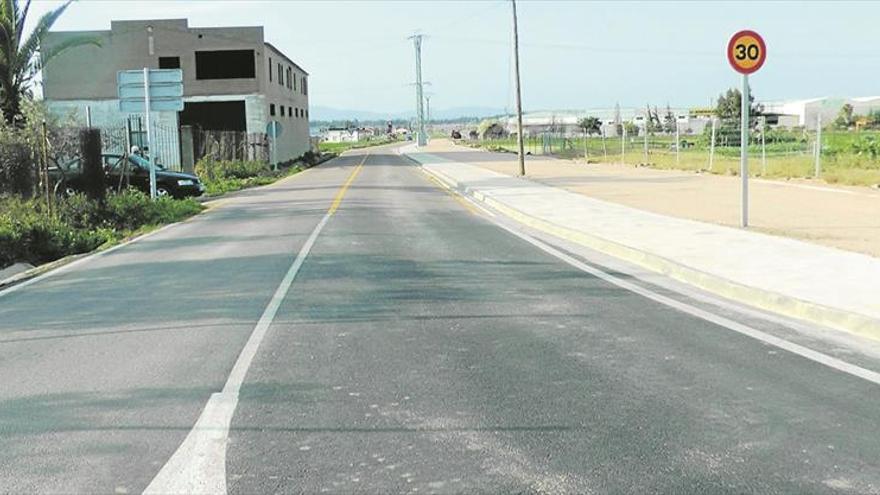 La obra de mejora del nuevo vial del Mansegal está casi terminada