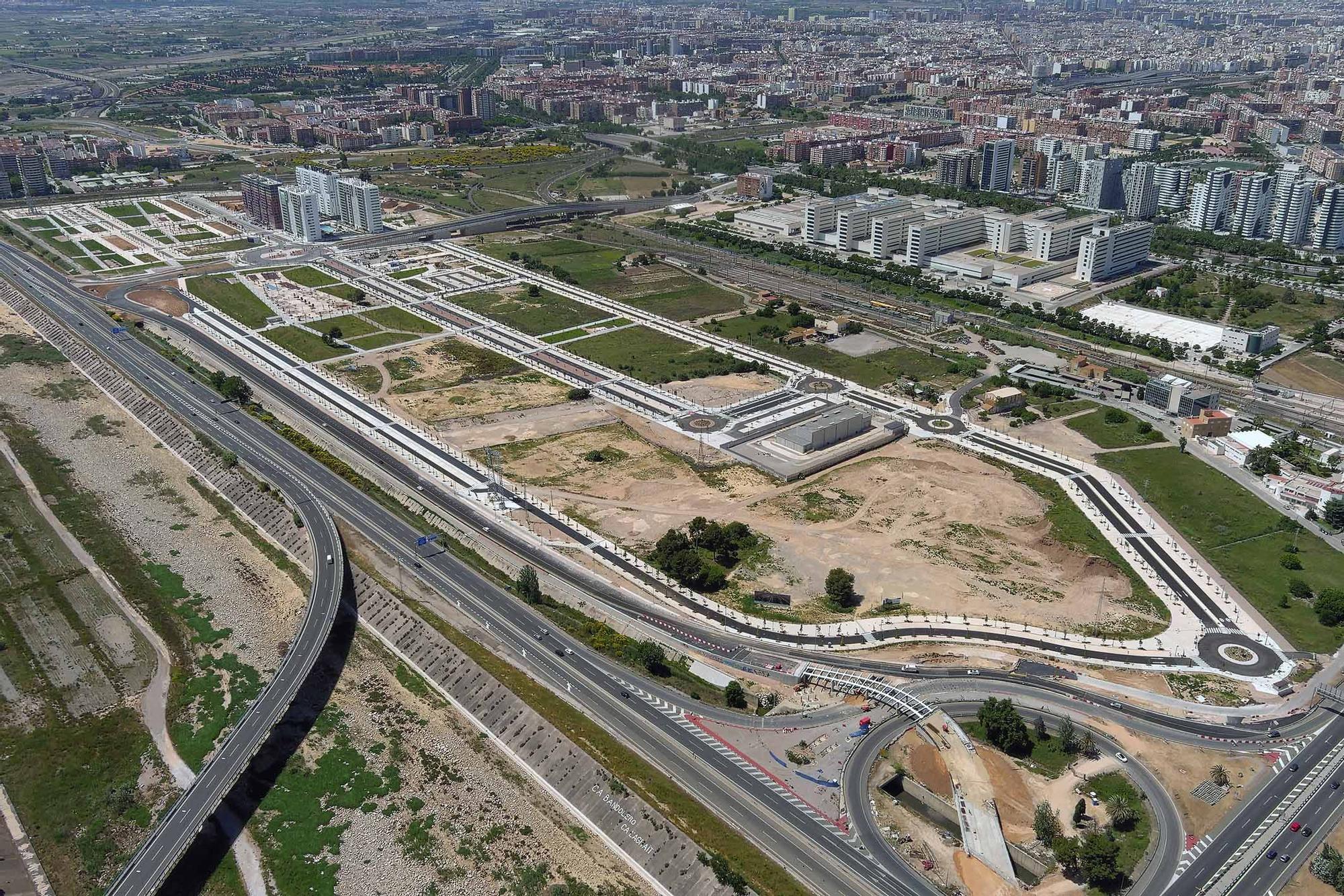 El nuevo acceso a València desde la Pista de Silla