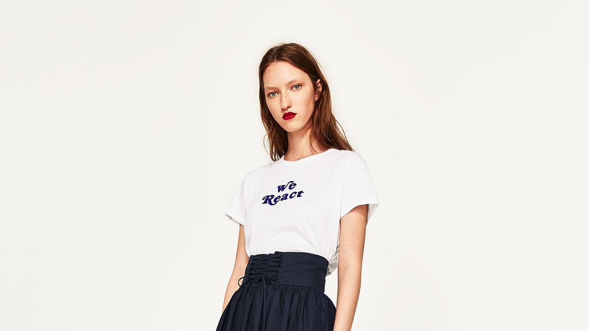 Camiseta y falda, la combinación ganadora: Zara