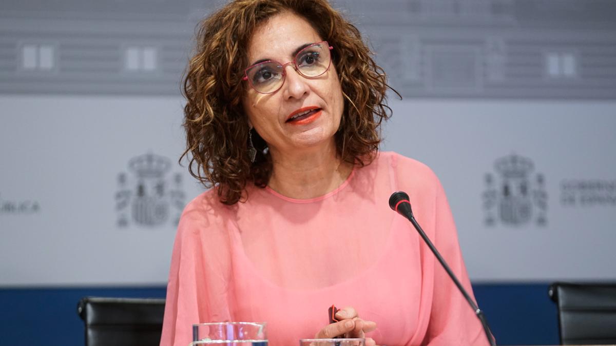 La ministra de Hacienda y Función Pública, María Jesús Montero.