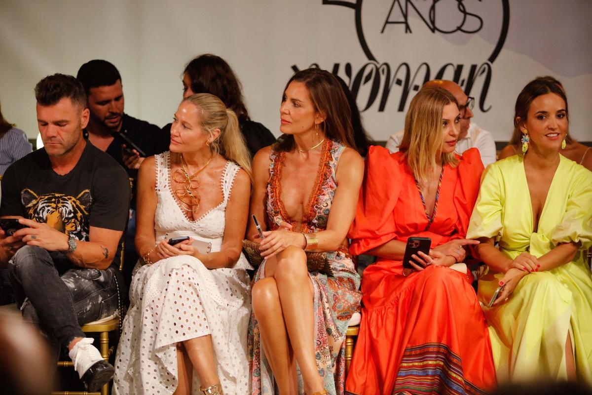 Algunos de los asistentes al desfile Woman Ibiza.