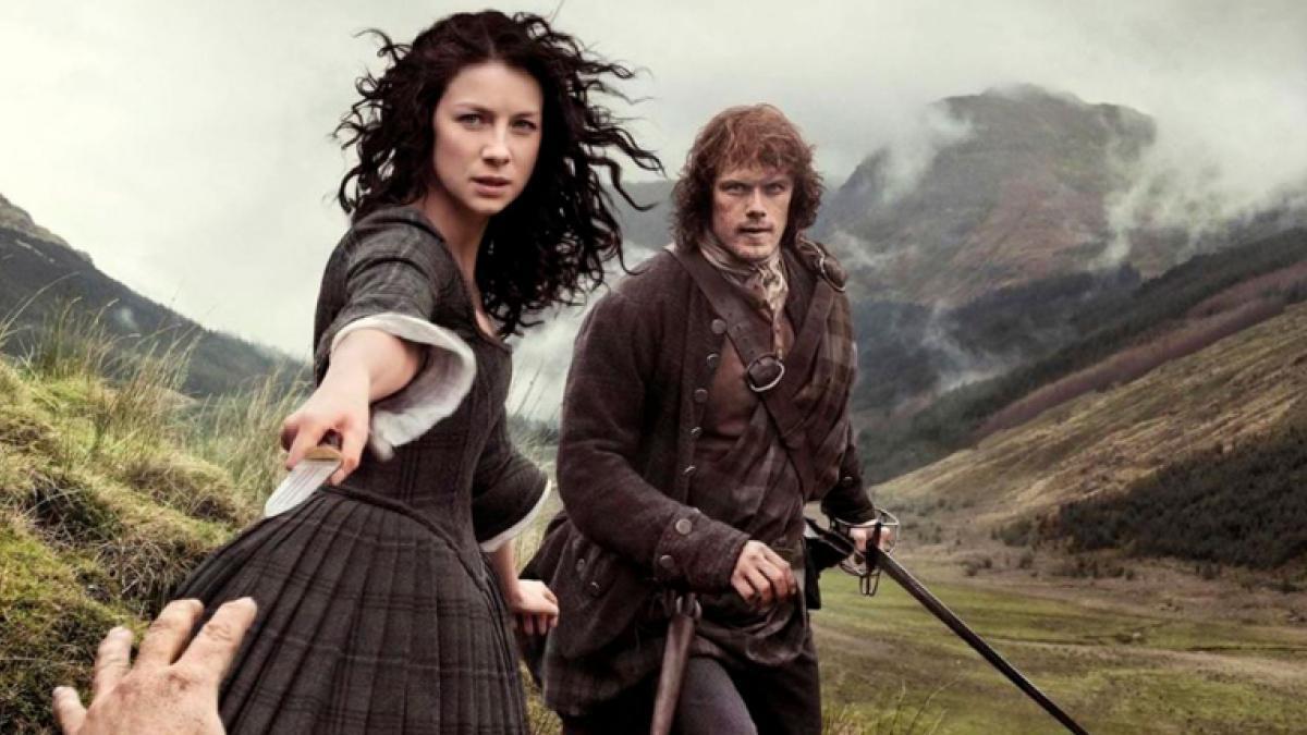 Caitriona Balfe y Sam Heughan, protagonistas de ’Outlander’, una de las ficciones estrella de Movistar Series.