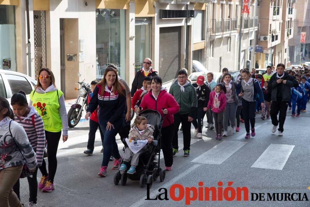 Marcha en el Día del Cáncer Infantil en Caravaca