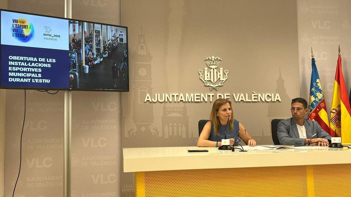 Pilar Bernabé en la presentación del plan de verano