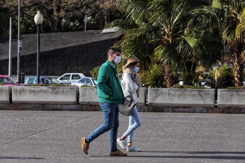 Calles de Santa Cruz de Tenerife durante la pandemia (7-dic-2020)