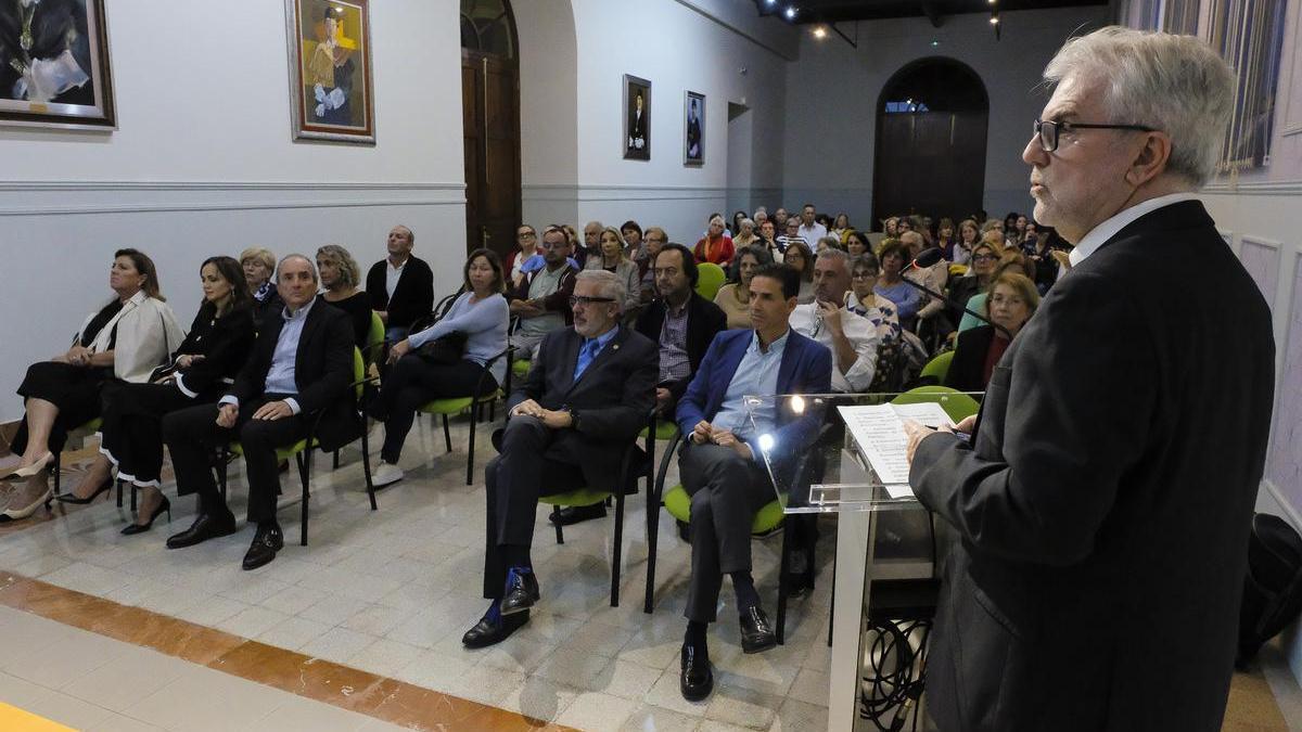 Presentación del estudio sobre las producciones del sector primario de Gran Canaria, ayer en el Rectorado de la ULPGC.