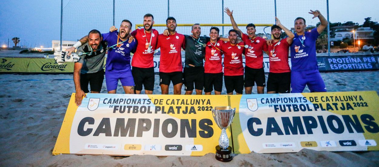 El Roses Platja guanya tres dels quatre campionats de Catalunya de futbol