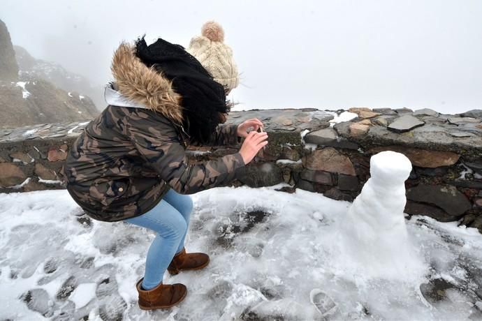 NIEVE CUMBRE GRAN CANARIA