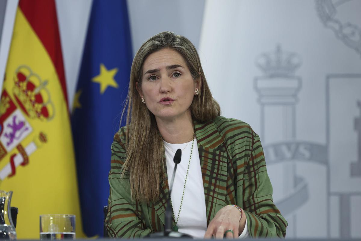 La vicepresidenta y ministra para la Transición Ecológica, Sara Aagesen.